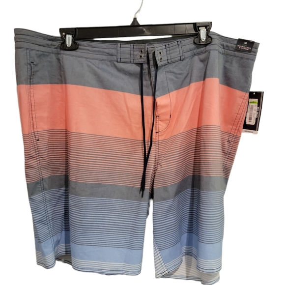 Roundtree & Yorke Swim Shorts 48W 9" Inseam. Drawstring Waist NWT $69.50 - Picture 1 of 4